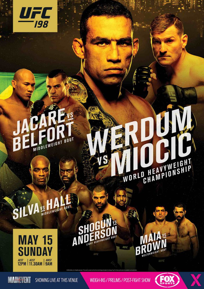 UFC 198 Werdum vs Miocic