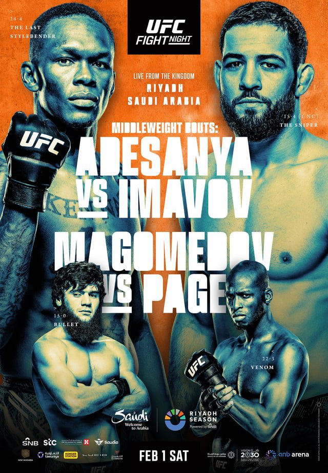 UFC Fight Night: Adesanya vs. Imavov